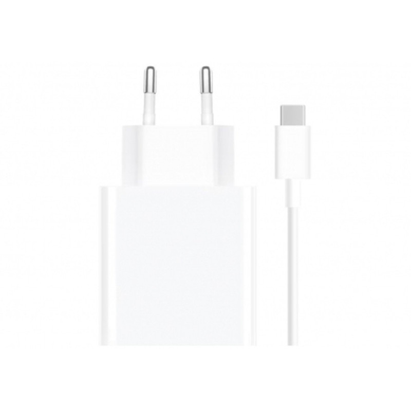 
Greitas USB-A į USB-C Travel Charger Combo 67W sieninis įkroviklis – baltas
