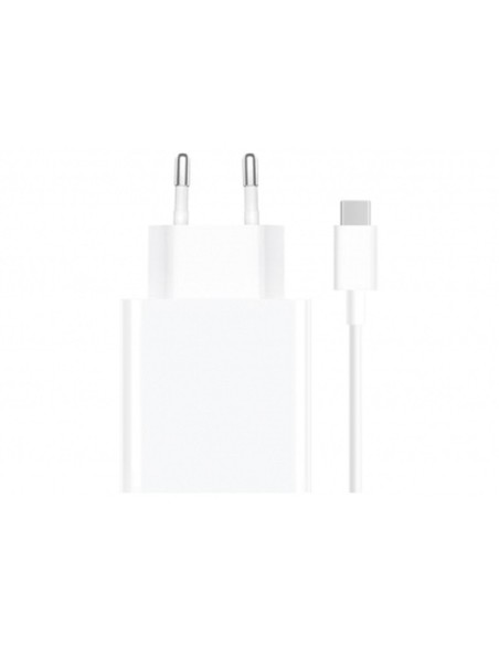 
Greitas USB-A į USB-C Travel Charger Combo 67W sieninis įkroviklis – baltas
