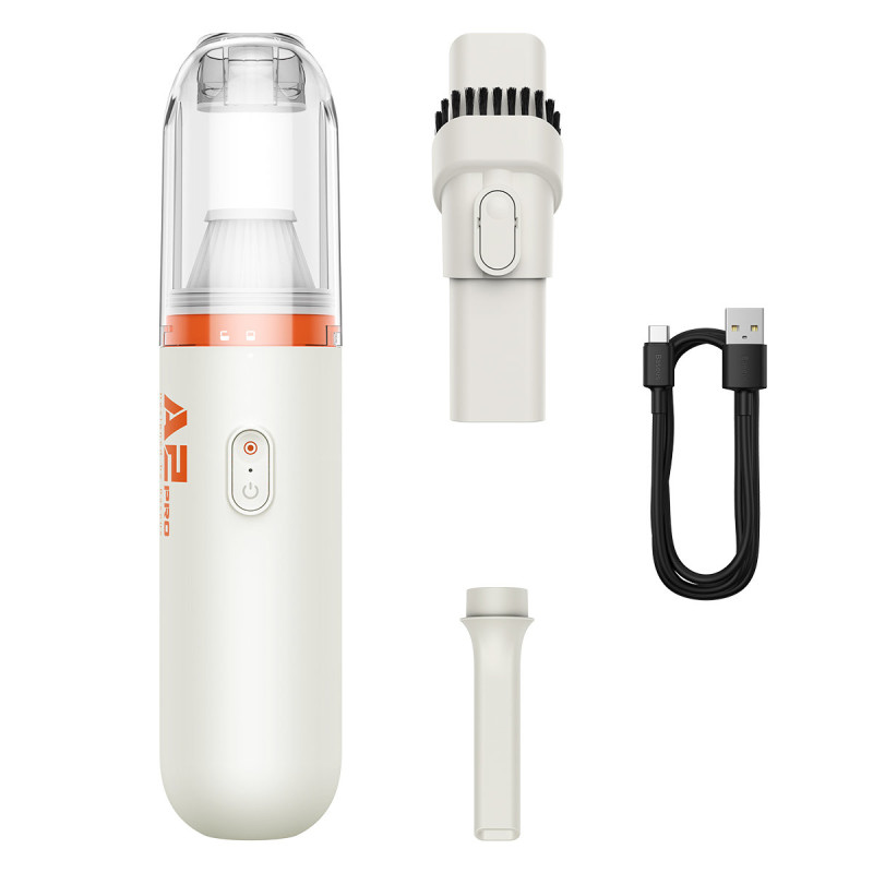 Baseus A2 PRO 80W belaidis automobilinis dulkių siurblys - baltas