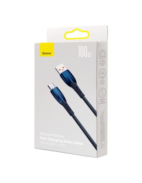 Blizgantis USB-A – USB-C greito įkrovimo laidas 1m – mėlynas
 
Blizgantis USB-A – USB-C greito įkrovimo laidas 1m – mėlynas