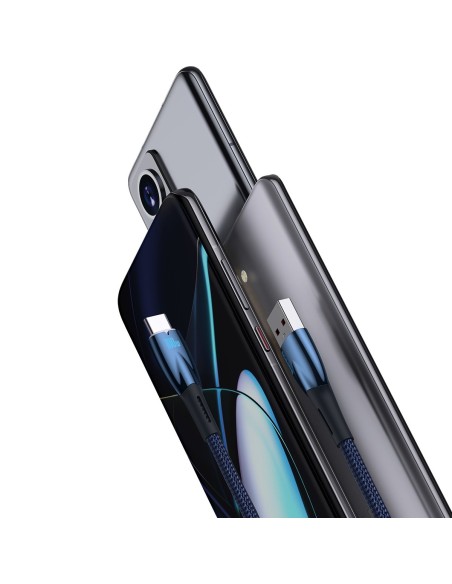 Blizgantis USB-A – USB-C greito įkrovimo laidas 1m – mėlynas
 
Blizgantis USB-A – USB-C greito įkrovimo laidas 1m – mėlynas