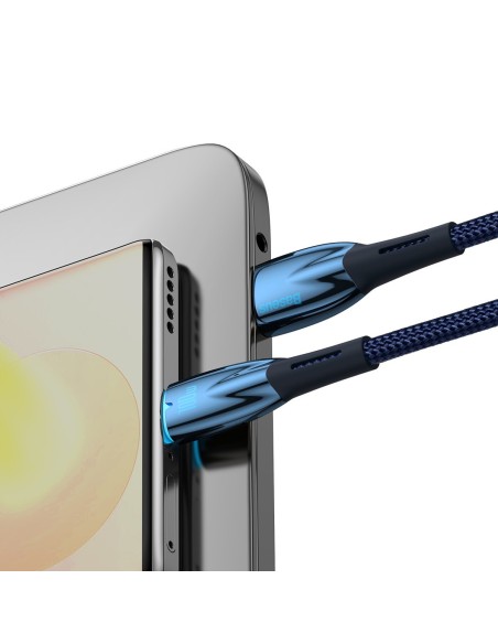 Blizgantis USB-A – USB-C greito įkrovimo laidas 1m – mėlynas
 
Blizgantis USB-A – USB-C greito įkrovimo laidas 1m – mėlynas