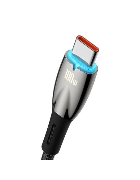 Blizgantis USB-A - USB-C greito įkrovimo laidas 2m - juodas
 
Blizgantis USB-A - USB-C greito įkrovimo laidas 2m - juodas