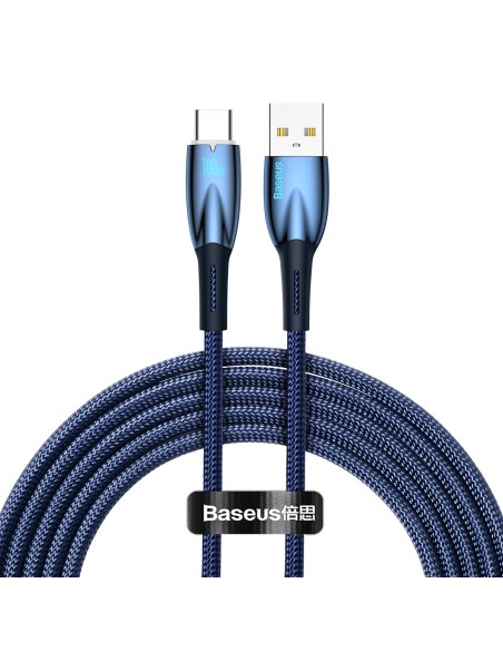 Blizgantis USB-A – USB-C greito įkrovimo laidas 2m – mėlynas
 
Blizgantis USB-A – USB-C greito įkrovimo laidas 2m – mėlynas