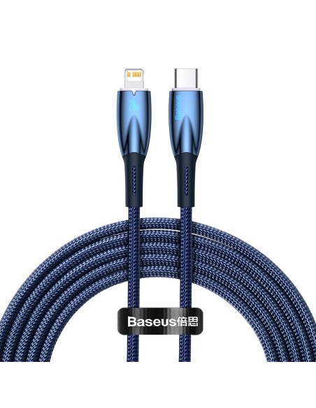 Glimmer USB-C – iPhone Lightning 2m greito įkrovimo laidas – mėlynas
 
Glimmer USB-C – iPhone Lightning 2m greito įkrovimo laidas – mėlynas