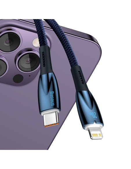 Glimmer USB-C – iPhone Lightning 2m greito įkrovimo laidas – mėlynas
 
Glimmer USB-C – iPhone Lightning 2m greito įkrovimo laidas – mėlynas
