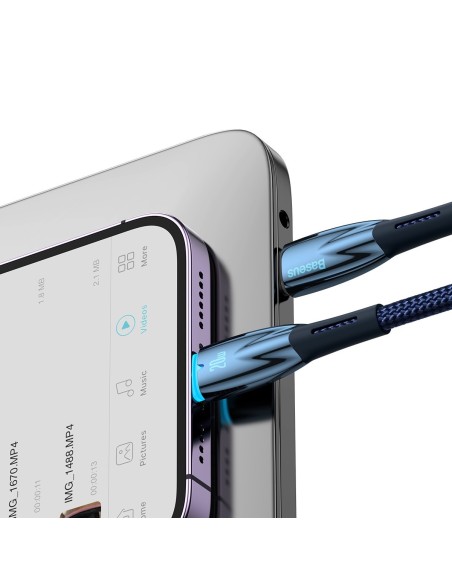 Glimmer USB-C – iPhone Lightning 2m greito įkrovimo laidas – mėlynas
 
Glimmer USB-C – iPhone Lightning 2m greito įkrovimo laidas – mėlynas
