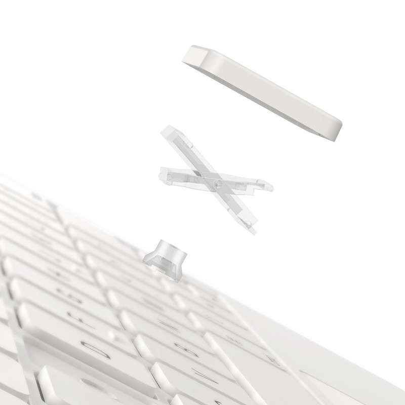 Klaviatūra ir jutiklinė dalis, skirta iPad Pro 12,9& 39 & 39 + Brilliance magnetinis dėklas – baltas