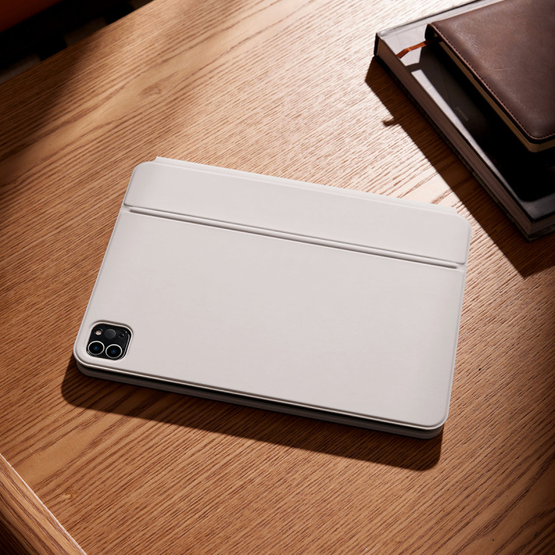 Klaviatūra ir jutiklinė dalis, skirta iPad Pro 12,9& 39 & 39 + Brilliance magnetinis dėklas – baltas