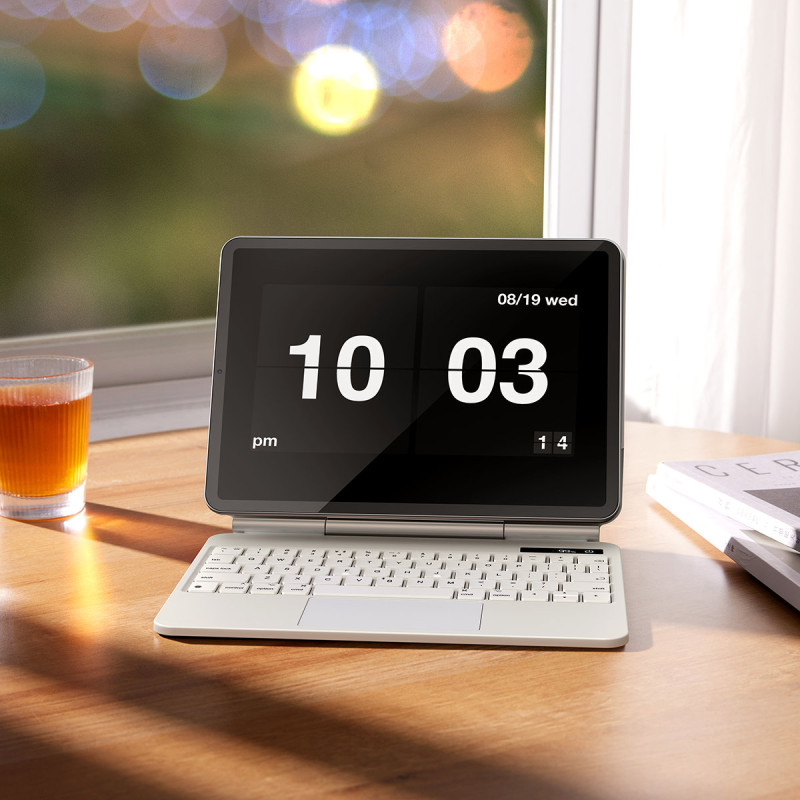 Klaviatūra ir jutiklinė dalis, skirta iPad Pro 12,9& 39 & 39 + Brilliance magnetinis dėklas – baltas