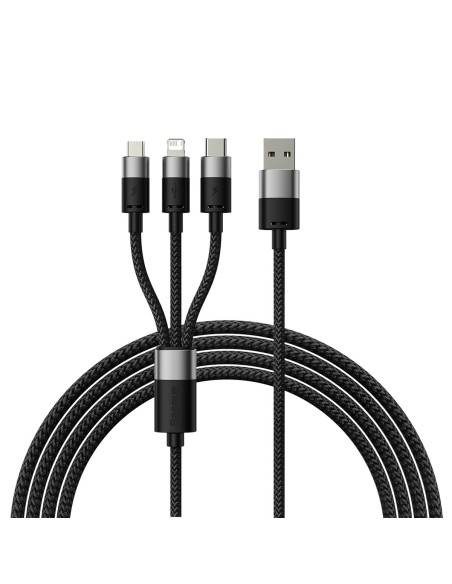 StarSpeed 3in1 USB - mikro USB / iPhone Lightning / USB-C telefono laidas 1,2 m - juodas
 
StarSpeed 3in1 USB - mikro USB / iPhone Lightning / USB-C telefono laidas 1,2 m - juodas