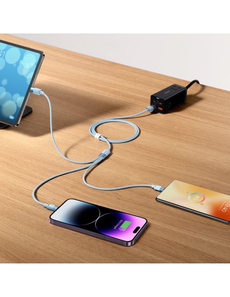 StarSpeed 3in1 USB - mikro USB / iPhone Lightning / USB-C telefono laidas 1,2 m - juodas
 
StarSpeed 3in1 USB - mikro USB / iPhone Lightning / USB-C telefono laidas 1,2 m - juodas