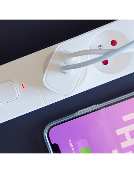 Greitas USB-A QC3.0 / USB-C PD 20W įkroviklis – baltas
 
Greitas USB-A QC3.0 / USB-C PD 20W įkroviklis – baltas