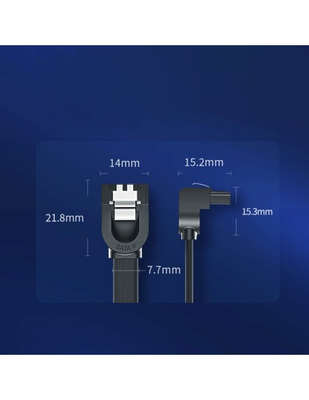 Kabelis plokščias kampinis SATA 1.0-3.0 iki 5Gb/ s 0.5m - juodas
 
Kabelis plokščias kampinis SATA 1.0-3.0 iki 5Gb/ s 0.5m - juodas