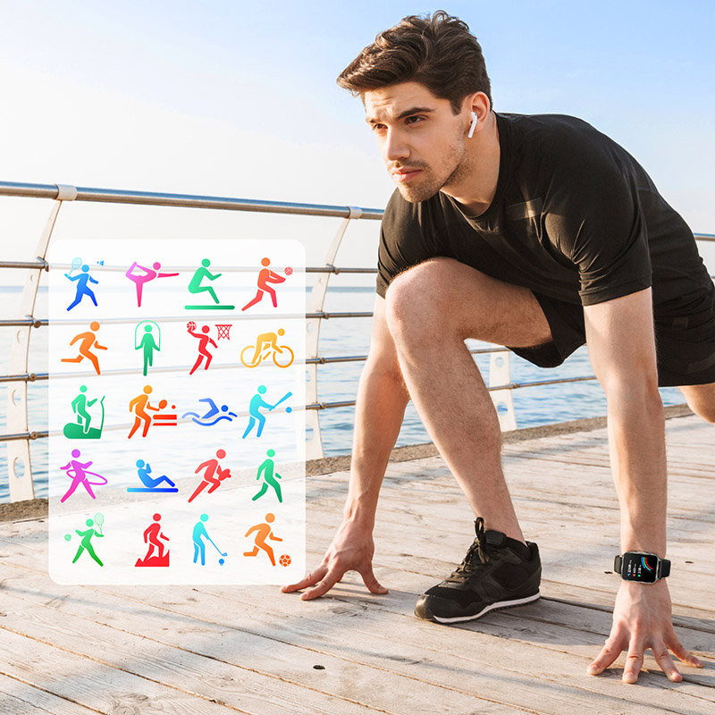 Fit-Life JR-FT3 tamsiai pilkas išmanusis laikrodis