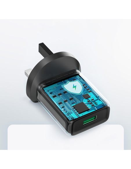 USB-A QC3.0 tinklo įkroviklis 18W JK kištukas Didžioji Britanija - juoda
 
USB-A QC3.0 tinklo įkroviklis 18W JK kištukas Didžioji Britanija - juoda