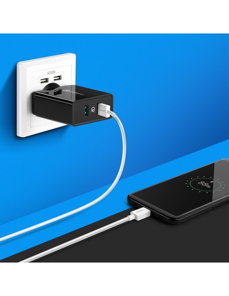 2x USB-A 36W QC3.0 telefono pakrovėjas - juodas
 
2x USB-A 36W QC3.0 telefono pakrovėjas - juodas