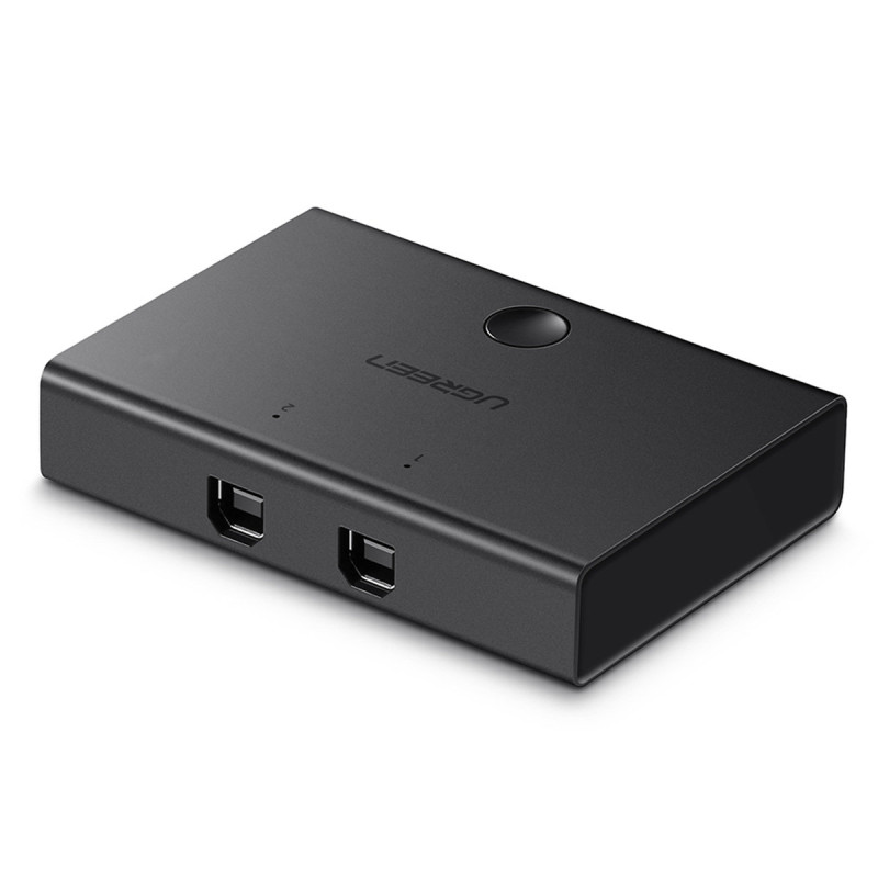 Jungiklio adapterio jungiklio adapteris 2x USB-B - USB-A - juodas