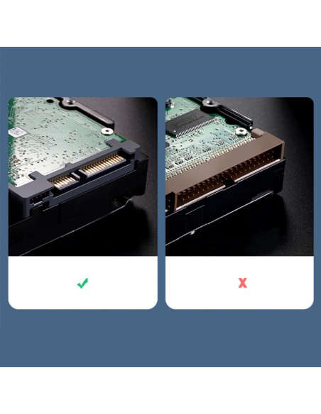 
Adapterio laidas HDD ir SSD SATA 2,5" / 3,5" USB 3.0 iki 12TB - juodas
