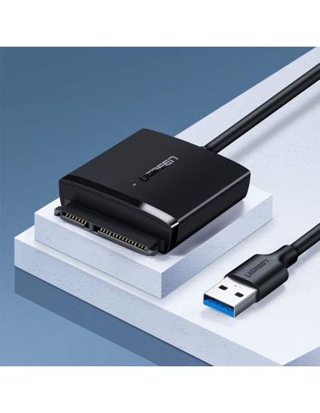 
Adapterio laidas HDD ir SSD SATA 2,5" / 3,5" USB 3.0 iki 12TB - juodas
