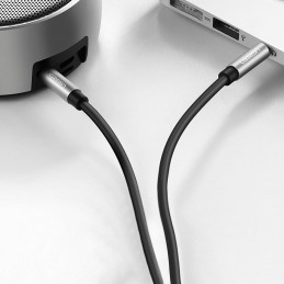 
AUX garso kabelio mini lizdas 3,5 mm 1 m - juodas
