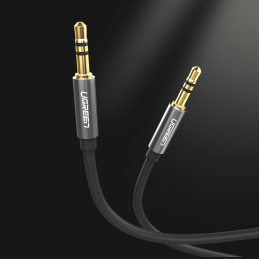 
AUX garso kabelio mini lizdas 3,5 mm 1 m - juodas

