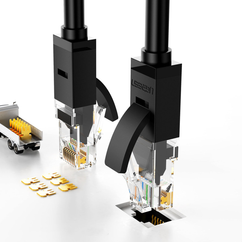 LAN Ethernet U/ UTP Cat. patch laidas. 6 1000Mb/ s 8m - juoda