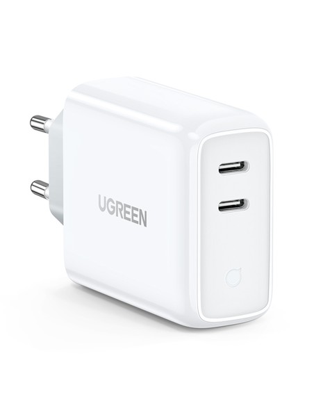 Mažas greitas telefono įkroviklis 2x USB-C PD 36W - baltas
 
Mažas greitas telefono įkroviklis 2x USB-C PD 36W - baltas