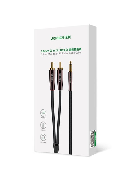 Kabelio garso varinė viela 3,5 mm mini lizdas - 2x RCA 2m
 
Kabelio garso varinė viela 3,5 mm mini lizdas - 2x RCA 2m