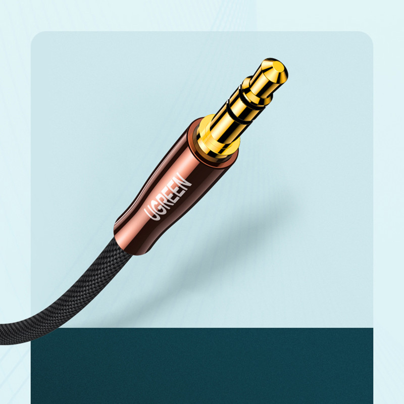 Kabelio garso varinė viela 3,5 mm mini lizdas - 2x RCA 2m