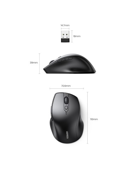 Tyli, ergonomiška belaidė kompiuterio pelė 2x AA - juoda
 
Tyli, ergonomiška belaidė kompiuterio pelė 2x AA - juoda
