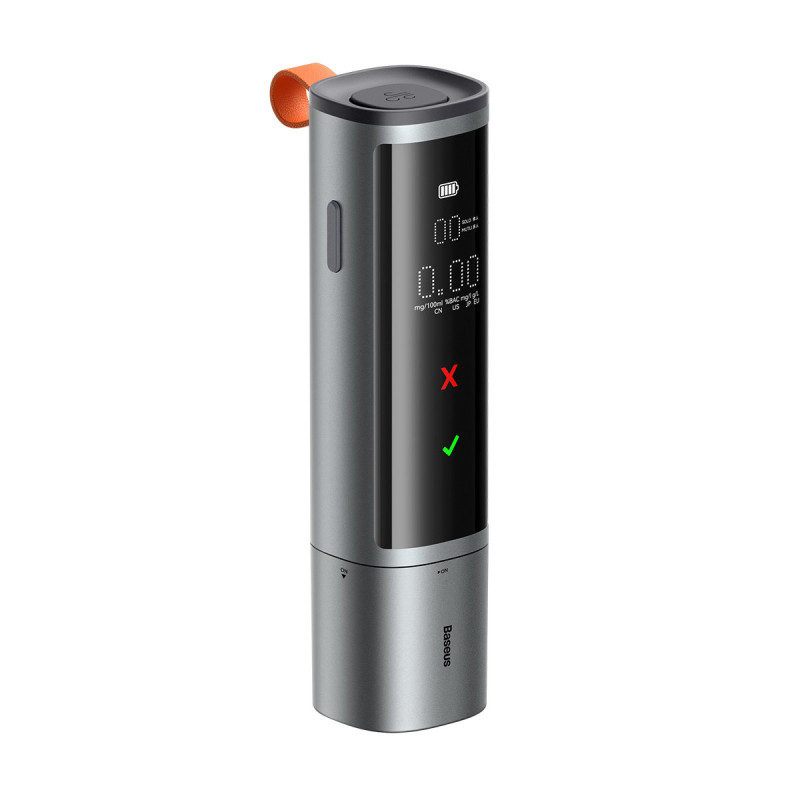 Elektroninis skaitmeninis alkotesteris Pro Series belaidis 470mAh – pilkas