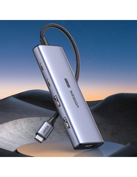 HUB USB-C prijungimo stotelė – HDMI / 2x USB C / 2x USB-A Ugreen CM500 - pilka
 
HUB USB-C prijungimo stotelė – HDMI / 2x USB C / 2x USB-A Ugreen CM500 - pilka