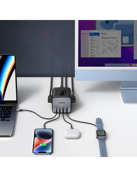 Įkroviklio maitinimo juostelė AC 240V GaN 2x USB-C 2x USB-A 3x AC 240V - juoda
 
Įkroviklio maitinimo juostelė AC 240V GaN 2x USB-C 2x USB-A 3x AC 240V - juoda
