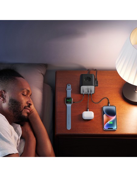 Įkroviklio maitinimo juostelė AC 240V GaN 2x USB-C 2x USB-A 3x AC 240V - juoda
 
Įkroviklio maitinimo juostelė AC 240V GaN 2x USB-C 2x USB-A 3x AC 240V - juoda