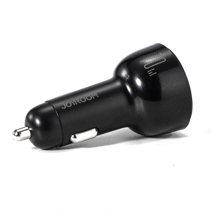 Automobilinis pakrovėjas cigarečių žiebtuvėliui 3 USB prievadai ir 2x USB-C 70W - juodas