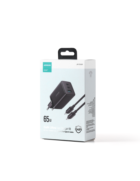 GaN USB greitas įkroviklis 2x USB-C + USB-C laidas 1,2m - juodas
 
GaN USB greitas įkroviklis 2x USB-C + USB-C laidas 1,2m - juodas