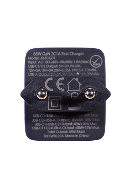 GaN USB greitas įkroviklis 2x USB-C + USB-C laidas 1,2m - juodas
 
GaN USB greitas įkroviklis 2x USB-C + USB-C laidas 1,2m - juodas