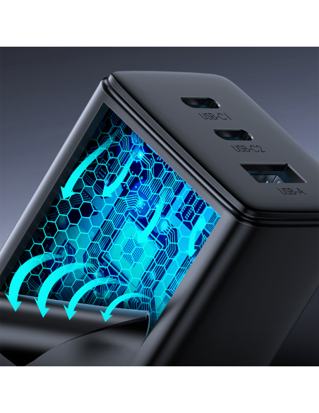 GaN USB greitas įkroviklis 2x USB-C + USB-C laidas 1,2m - juodas
 
GaN USB greitas įkroviklis 2x USB-C + USB-C laidas 1,2m - juodas