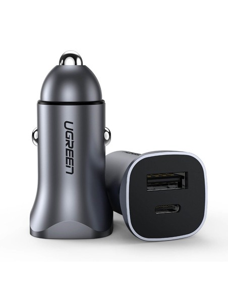 Greitas USB-A ir USB-C 30W PD PPS automobilinis įkroviklis – pilkas
 
Greitas USB-A ir USB-C 30W PD PPS automobilinis įkroviklis – pilkas