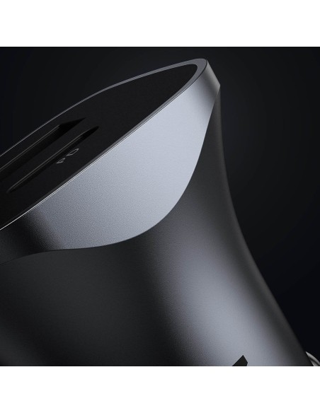 Greitas USB-A ir USB-C 30W PD PPS automobilinis įkroviklis – pilkas
 
Greitas USB-A ir USB-C 30W PD PPS automobilinis įkroviklis – pilkas
