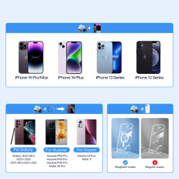 
Magnetinis automobilinio telefono laikiklis orlaidei - juodas
