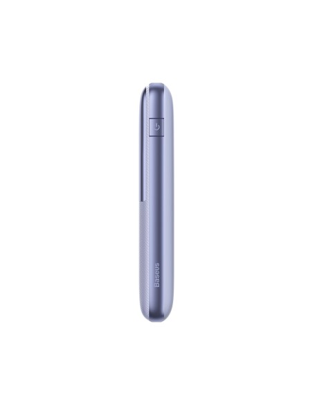 Powerbank Bipow Pro 10000mAh 20W su USB-C 3A 0,3m kabeliu violetinė