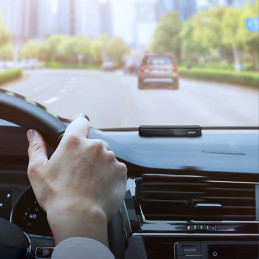 
Parkavimo ženklas automobiliui su vairuotojo telefono numeriu - juodas

