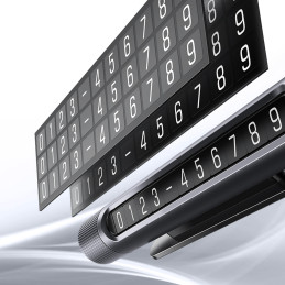 
Automobilio parkavimo ženklas su telefono numeriu Ugreen LP151 - pilka
