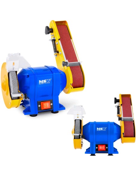 Dvigubas juostinis ir diskinis stalo šlifuoklis 250W + šlifavimo disko sk. 150 mm ir šlifavimo juosta 50 x 686 mm Dvigubas juostinis ir diskinis stalo šlifuoklis 250W + šlifavimo disko sk. 150 mm ir šlifavimo juosta 50 x 686 mm