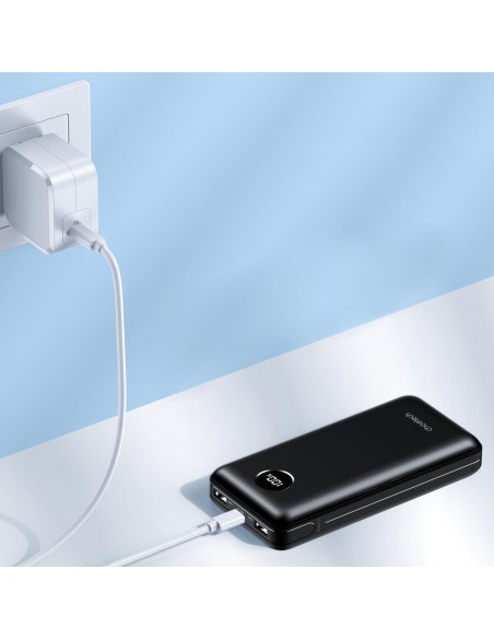 Lengvas maitinimo blokas 20000mAh PD 45W 2x USB 1x USB-C - juodas
 
Lengvas maitinimo blokas 20000mAh PD 45W 2x USB 1x USB-C - juodas