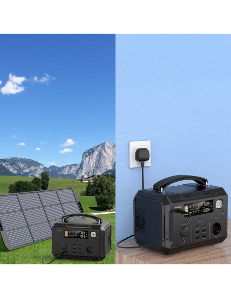 Nešiojama turistinė elektros banko stotis 484Wh 500W LED - juoda
 
Nešiojama turistinė elektros banko stotis 484Wh 500W LED - juoda