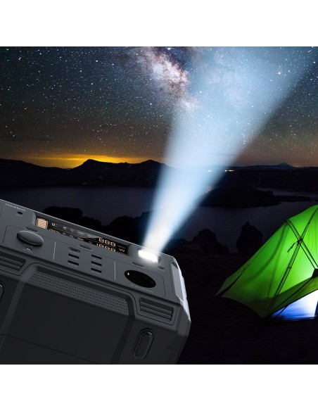 Nešiojama turistinė elektros banko stotis 484Wh 500W LED - juoda
 
Nešiojama turistinė elektros banko stotis 484Wh 500W LED - juoda
