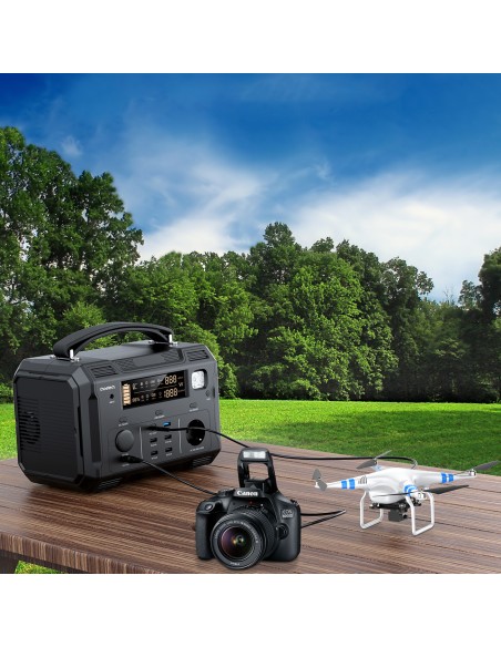 Nešiojama turistinė elektros banko stotis 484Wh 500W LED - juoda
 
Nešiojama turistinė elektros banko stotis 484Wh 500W LED - juoda